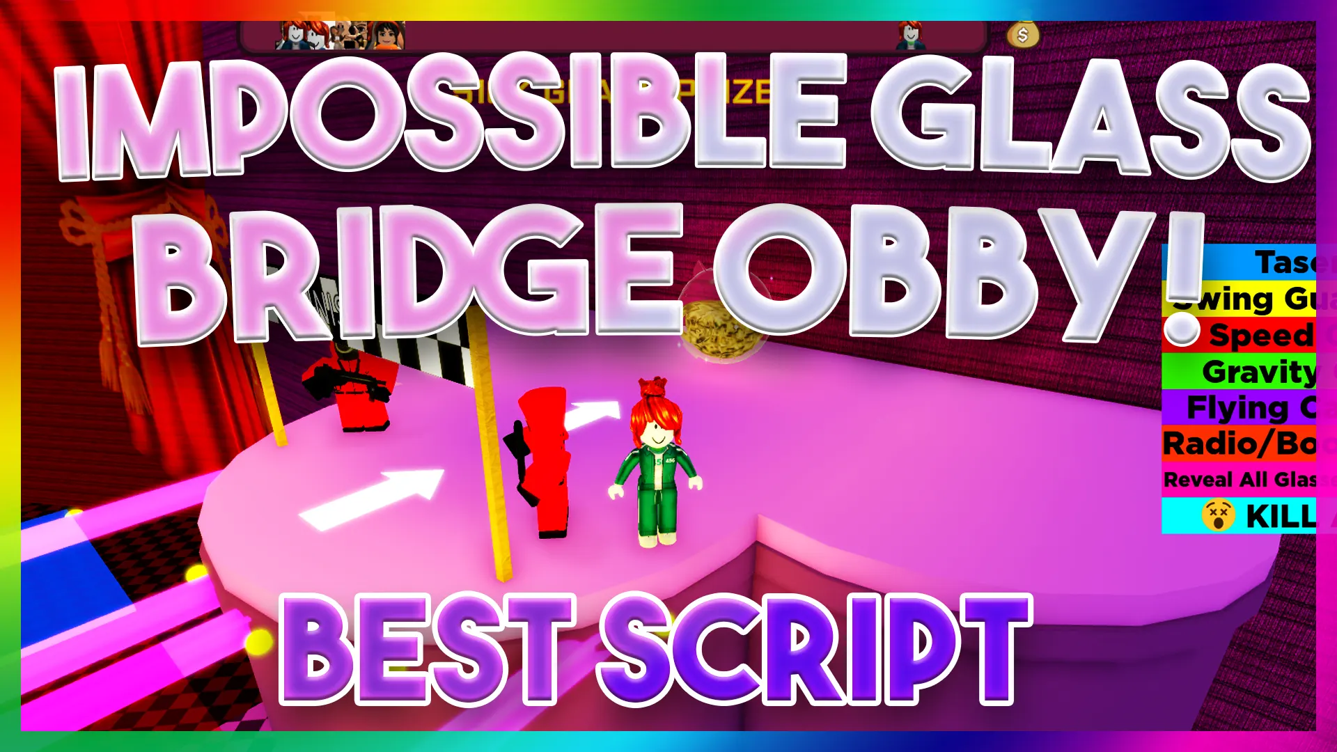 Impossible Glass Bridge Obby Script Roblox