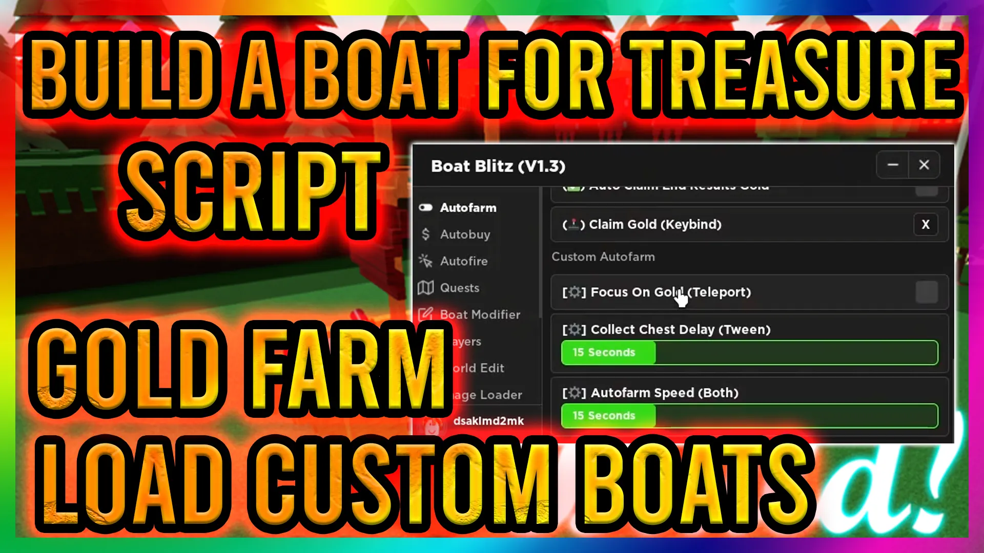 Roblox Build A Boat For Treasure Script Boat Blitz